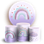 KIT Redondo e Trio - Arco Iris Boho - Sublimado 3D - Imagem 1