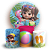 KIT Redondo e Trio - Pool Party - Sublimado 3D - Imagem 1