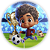 Painel Redondo - Futebol - Sublimado 3D - Imagem 1