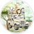Painel Redondo - Safari - Sublimado 3D - Imagem 1
