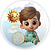 Painel Redondo - Sorrisos - Sublimado 3D - Imagem 1