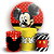 KIT Redondo e Trio - Mickey - Sublimado 3D - Imagem 1