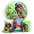 KIT Redondo e Trio - Princesas Pool Party - Sublimado 3D - Imagem 1
