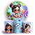 KIT Redondo e Trio - Princesas Pool Party - Sublimado 3D - Imagem 1