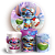 KIT Redondo e Trio - Stitch Pool Party - Sublimado 3D - Imagem 1