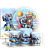 KIT Redondo Trio e Faixa - Stitch Pool Party - Sublimado 3D - Imagem 1