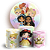 KIT Redondo e Trio - Princesas - Sublimado 3D - Imagem 1