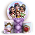 KIT Redondo e Trio - Princesas - Sublimado 3D - Imagem 1