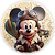 Painel de Mesa - Mickey Aviador - Sublimado 3D - Imagem 1