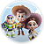 Painel de Mesa - Toy Story - Sublimado 3D - Imagem 1