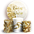 KIT Redondo e Trio - Bodas de Ouro - Sublimado 3D - Imagem 1