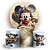 KIT Redondo e Trio - Mickey Aviador - Sublimado 3D - Imagem 1