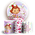 KIT Redondo e Trio - Moranguinho Baby - Sublimado 3D - Imagem 1