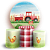 KIT Redondo e Trio - Fazendinha  - Sublimado 3D - Imagem 1