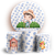 KIT Redondo e Trio - Fazendinha  - Sublimado 3D - Imagem 1