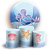 KIT Redondo e Trio - Fundo Do Mar  - Sublimado 3D - Imagem 1