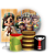 KIT Redondo Trio e Faixa - Chaves - Sublimado 3D - Imagem 1