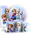 KIT Redondo Trio e Faixa - Frozen - Sublimado 3D - Imagem 1
