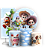 KIT Redondo Trio e Faixa - Toy Story - Sublimado 3D - Imagem 1