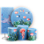 KIT Redondo Trio e Faixa - Fundo Do Mar - Sublimado 3D - Imagem 1