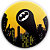 Painel Redondo - Batman - Sublimado 3D - Imagem 1