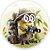 Painel de Mesa - Minions Safari - Sublimado 3D - Imagem 1