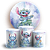 KIT Redondo e Trio - Lilo Stitch Angel - Sublimado 3D - Imagem 1