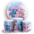 KIT Redondo e Trio - Lilo Stitch Angel - Sublimado 3D - Imagem 1