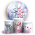 KIT Redondo e Trio - Lilo Stitch Angel - Sublimado 3D - Imagem 1