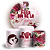 KIT Redondo e Trio - Dia De La Madre - Sublimado 3D - Imagem 1