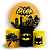 KIT Redondo e Trio - Batman - Sublimado 3D - Imagem 1
