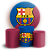 KIT Redondo e Trio - Time Barcelona - Sublimado 3D - Imagem 1