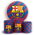 KIT Redondo e Trio - Time Barcelona - Sublimado 3D - Imagem 1
