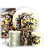 KIT Redondo Trio e Faixa - Minions Safari - Sublimado 3D - Imagem 1