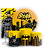 KIT Redondo Trio e Faixa - Batman - Sublimado 3D - Imagem 1