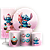 KIT Redondo Trio e Faixa - Stitch Confeitaria - Sublimado 3D - Imagem 1