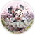 Painel Redondo - Minnie Jardim - Sublimado 3D - Imagem 1