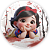 Painel de Mesa - Branca De Neve - Sublimado 3D - Imagem 1