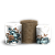Trio Cilindro - Floral - Sublimado 3D - Imagem 1