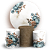 KIT Redondo e Trio - Floral - Sublimado 3D - Imagem 1