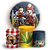 KIT Redondo e Trio - Minnie Fazendinha - Sublimado 3D - Imagem 1
