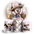 KIT Redondo e Trio - Minnie Fazendinha - Sublimado 3D - Imagem 1