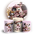 KIT Redondo e Trio - Minnie Fazendinha - Sublimado 3D - Imagem 1
