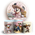 KIT Redondo e Trio - Minnie Fazendinha - Sublimado 3D - Imagem 1