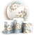KIT Redondo e Trio - Floral - Sublimado 3D - Imagem 1