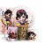 KIT Redondo Trio e Faixa - Branca De Neve - Sublimado 3D - Imagem 1