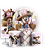 KIT Redondo Trio e Faixa - Minnie Fazendinha - Sublimado 3D - Imagem 1