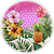 Painel de Mesa - Tropical Floral - Sublimado 3D - Imagem 1