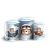 Trio Cilindro - Ursinho Aviador  - Sublimado 3D - Imagem 1
