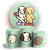 KIT Redondo e Trio - Bobbie Goods - Sublimado 3D - Imagem 1